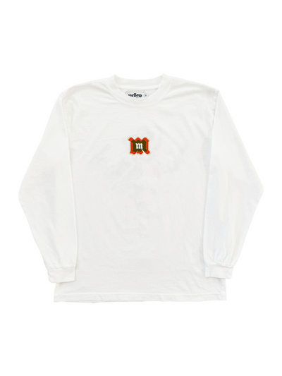 FROG “M” LS T-SHIRT - WHITE