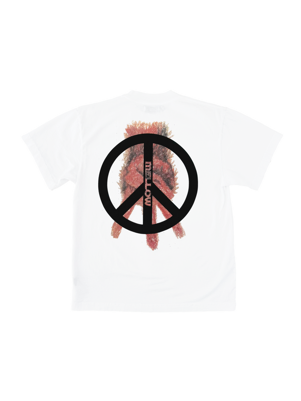 GORILLA PEACE T-SHIRT - WHITE