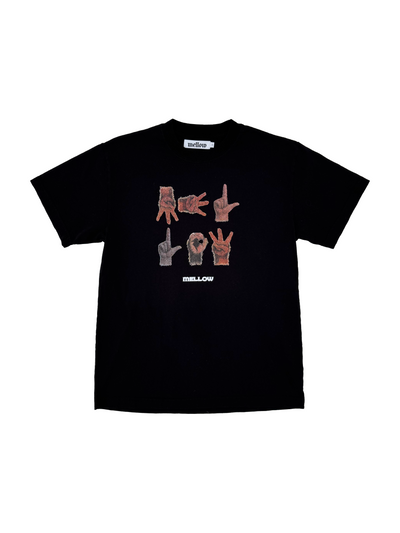 GORILLA PEACE T-SHIRT - BLACK