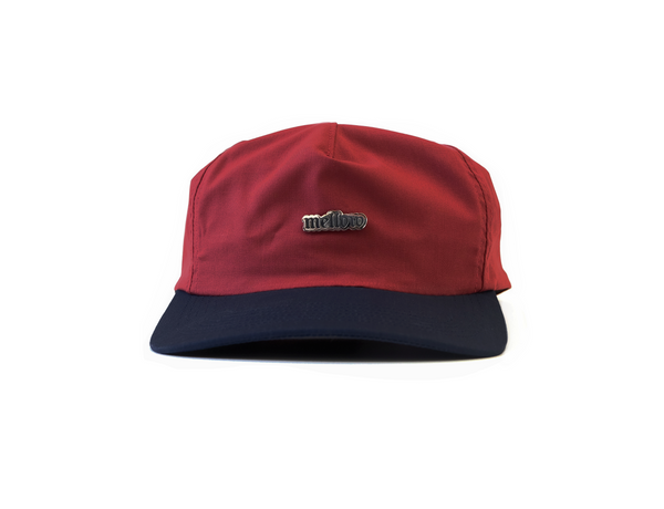 5-PANEL W/ PIN - MAROON/NAVY