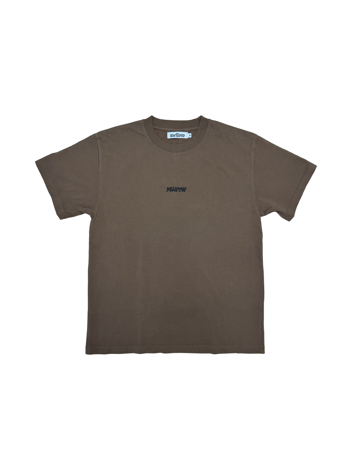 MELLOW NÜ LOGO HEAVY SS TEE - BROWN