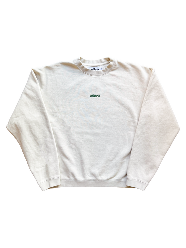 NÜ LOGO CREWNECK - BONE