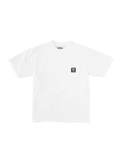 MELLOW POCKET PATCH SS TEE - WHITE