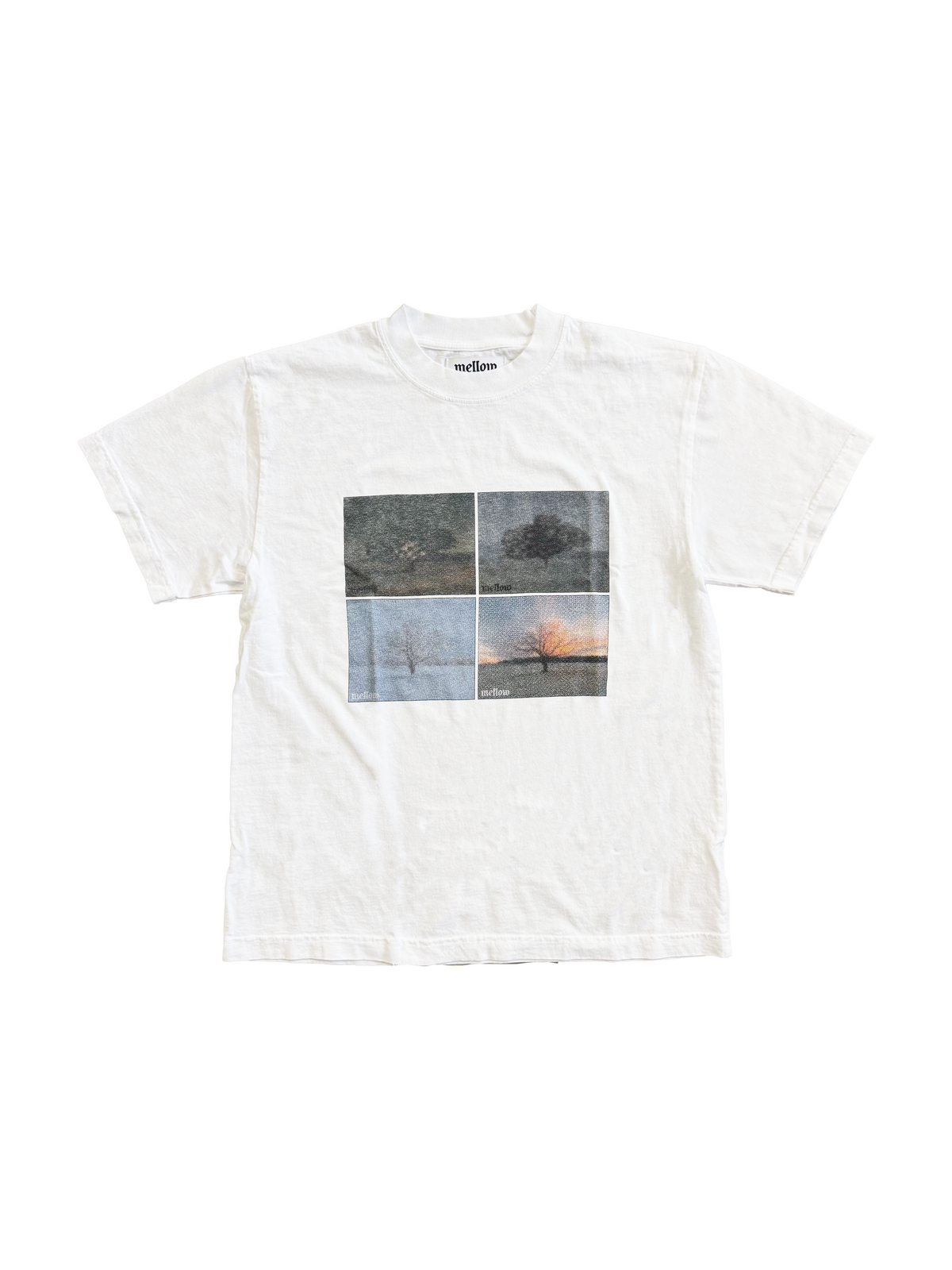MELLOW SEASONS SS TEE - WHITE