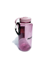 Load image into Gallery viewer, front facing photo, mellow pink nalgene, water bottle, side