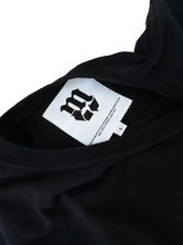 Load image into Gallery viewer, ROPE ROCK UPCYCLED SS TEE - BLACK