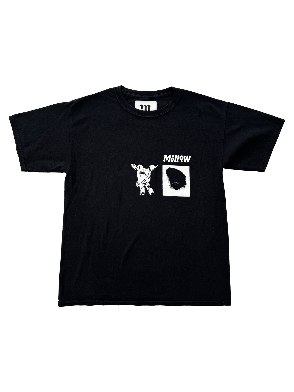 ROPE ROCK UPCYCLED SS TEE - BLACK