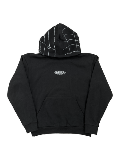 MELLOW WEB HOODIE - BLACK