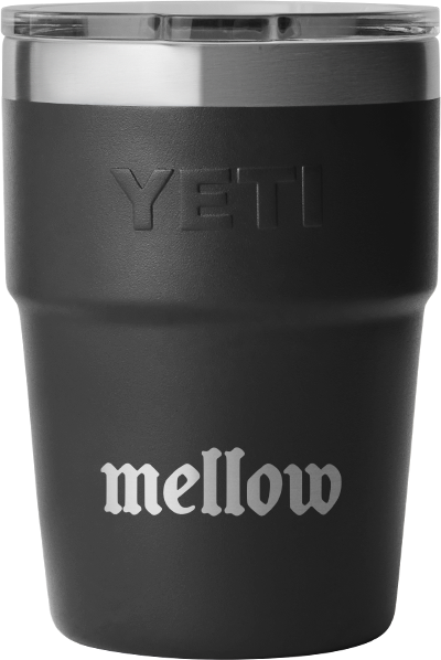 MELLOW X YETI 16OZ STACKABLE CUP - BLACK