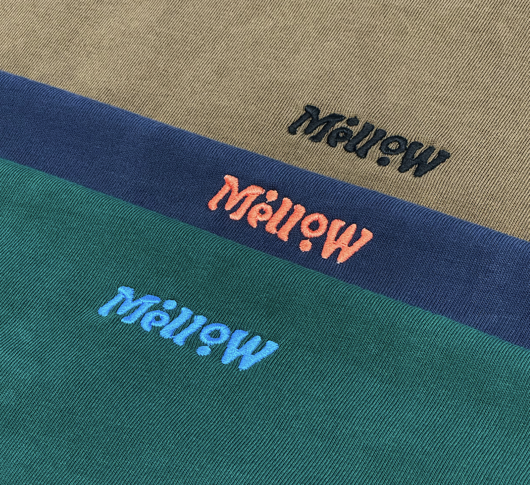 MELLOW NÜ LOGO HEAVY SS TEE - BROWN