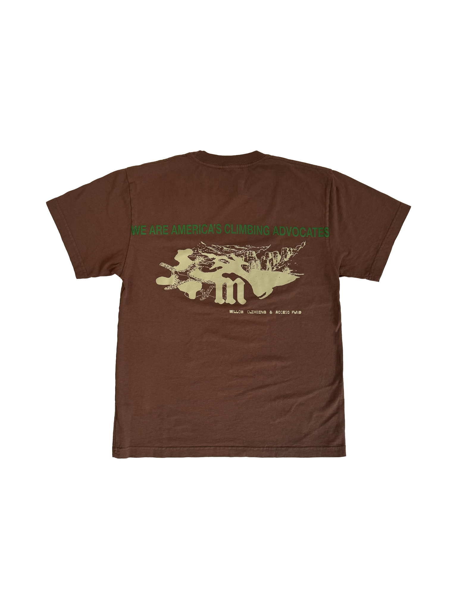 MELLOW X ACCESS FUND SS TEE - BROWN