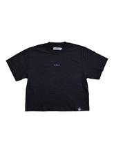 Load image into Gallery viewer, MELLOW OG LOGO CROPPED TEE - BLACK
