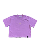 Load image into Gallery viewer, MELLOW OG LOGO CROPPED TEE - LAVENDER
