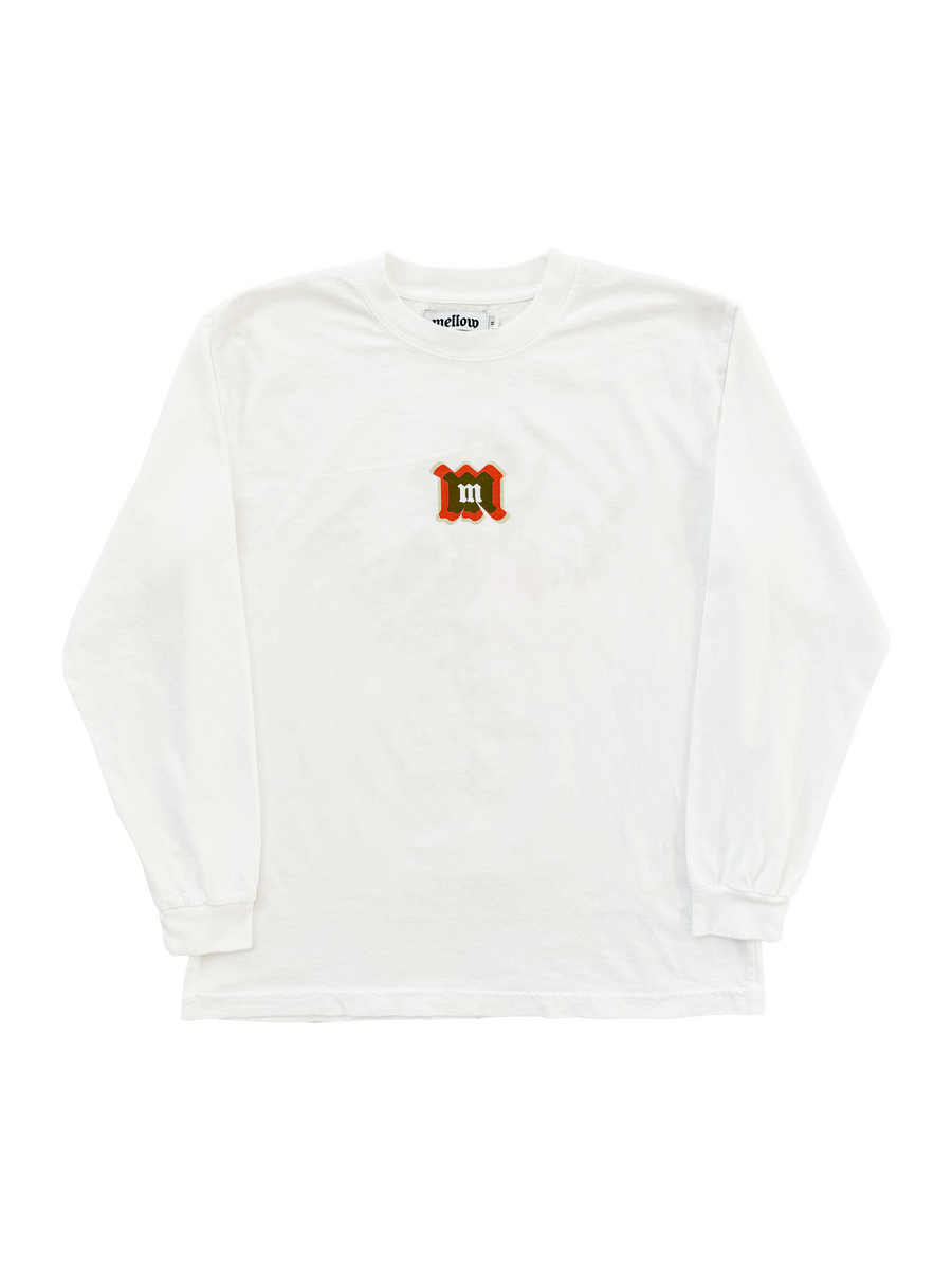FROG “M”  LS T-SHIRT - WHITE