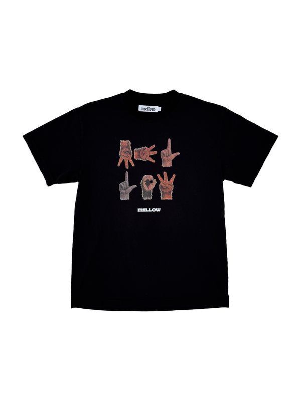 GORILLA PEACE T-SHIRT - BLACK