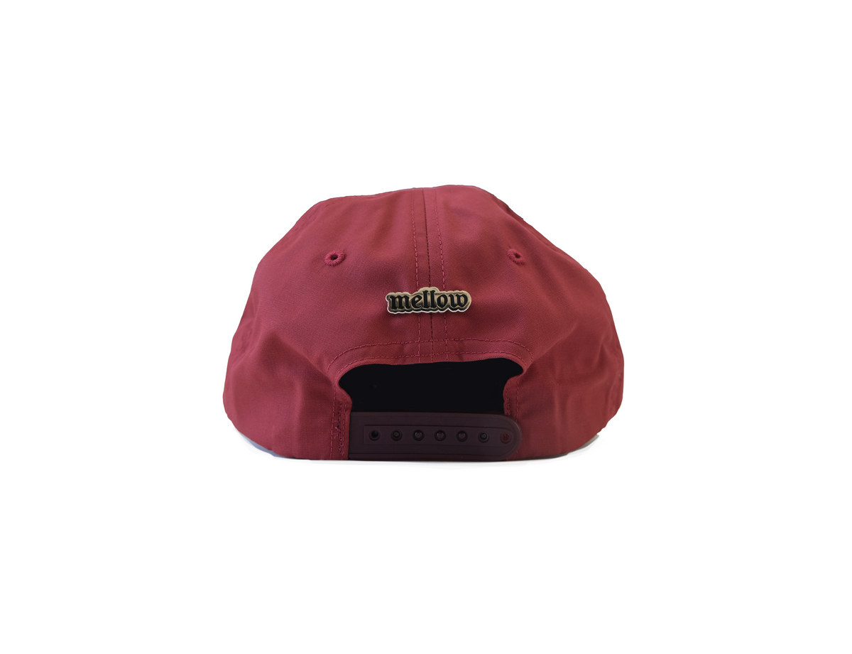 5-PANEL W/ PIN - MAROON/NAVY