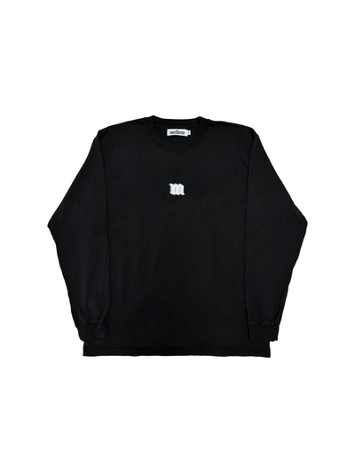 MINIMALIST GRAPHIC LS TEE - BLACK