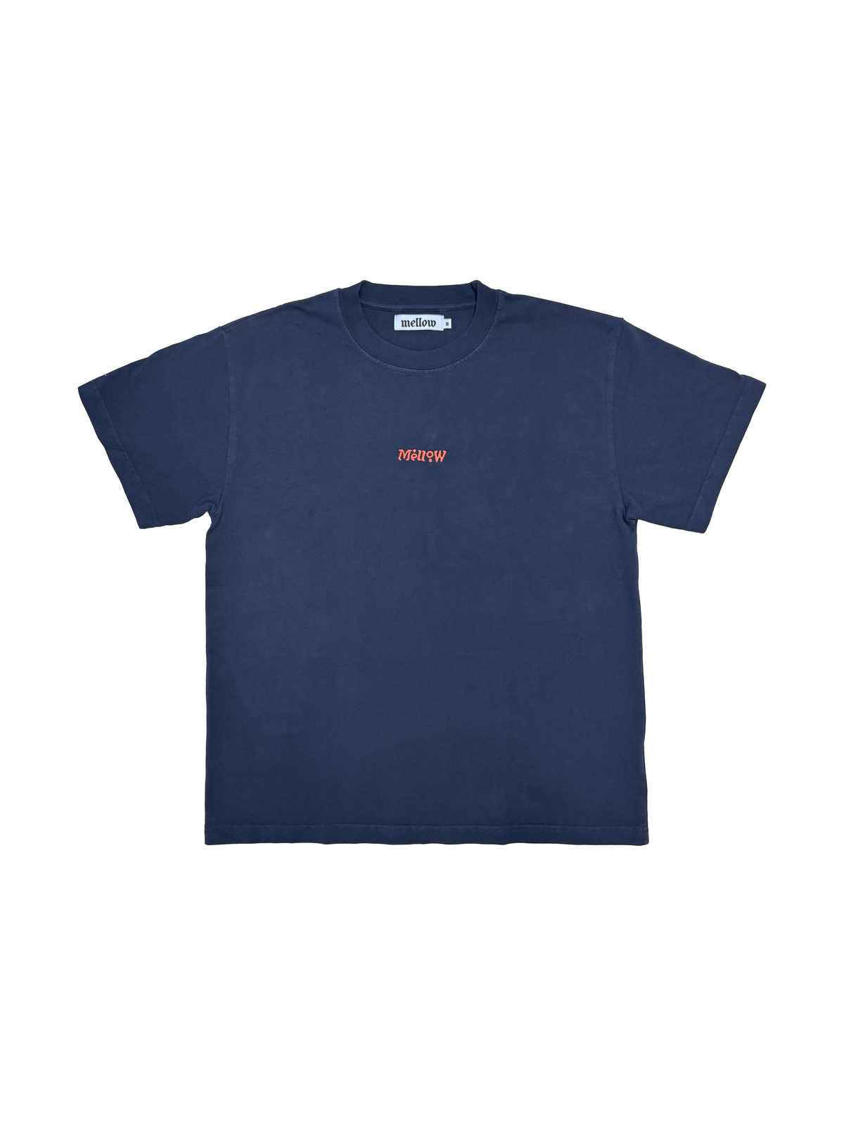 MELLOW NÜ LOGO HEAVY SS TEE - CAVIAR