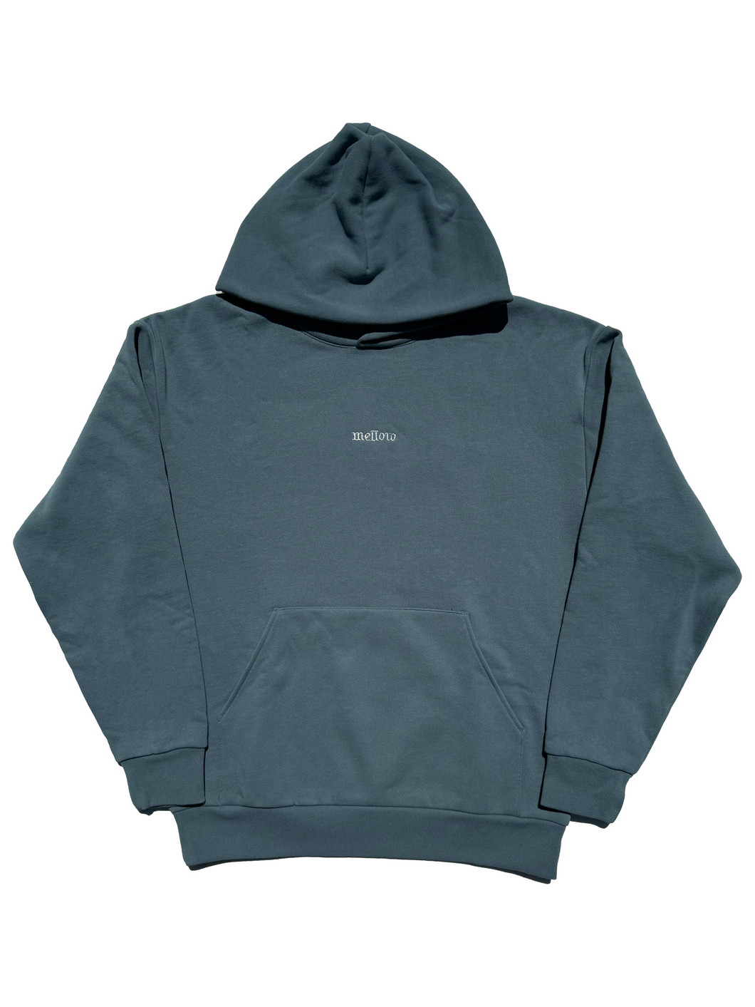 OG METALLIC THREAD HOOD  - FADED BLUE