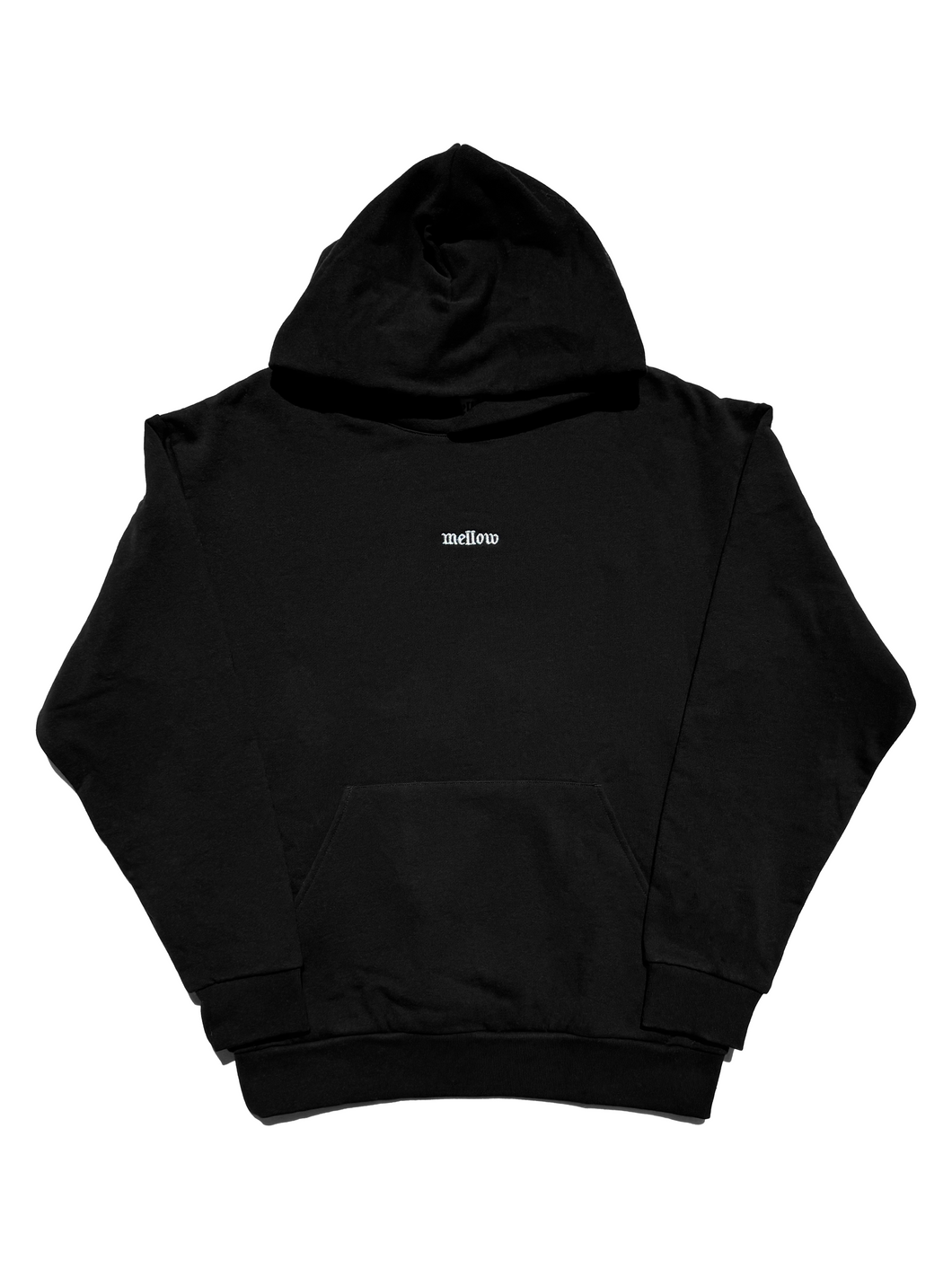 OG METALLIC THREAD HOOD  - BLACK