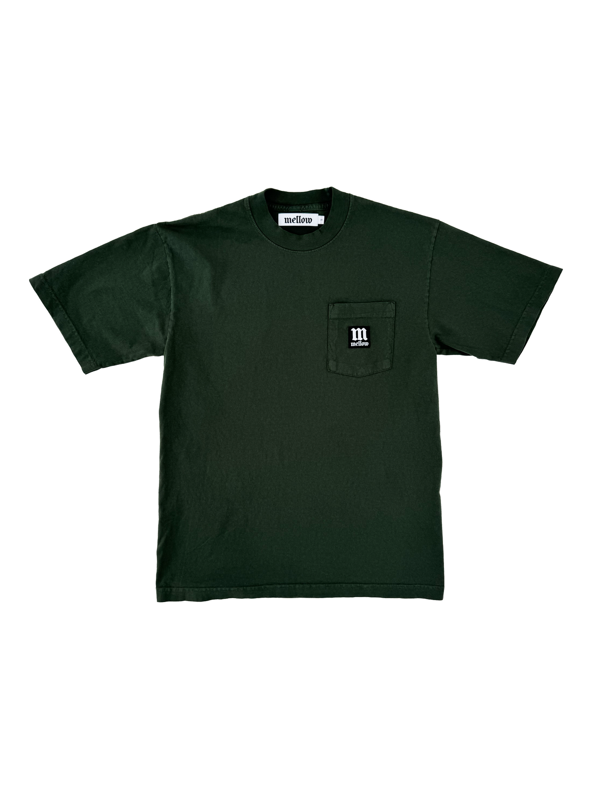 MELLOW POCKET PATCH SS TEE - IVY GREEN