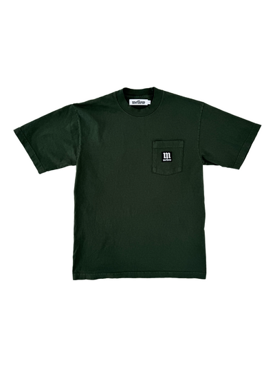 MELLOW POCKET PATCH SS TEE - IVY GREEN