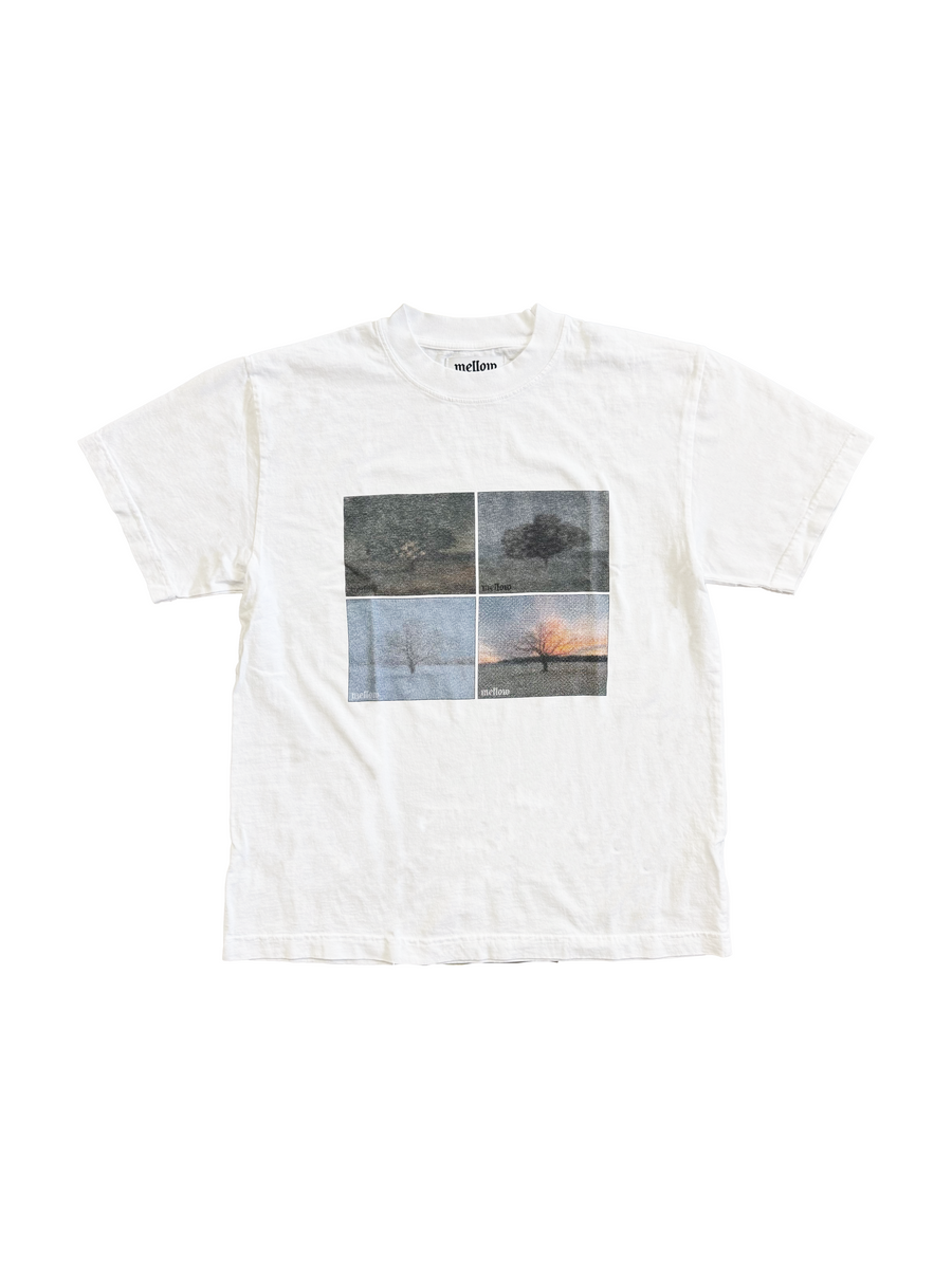 MELLOW SEASONS SS TEE - WHITE