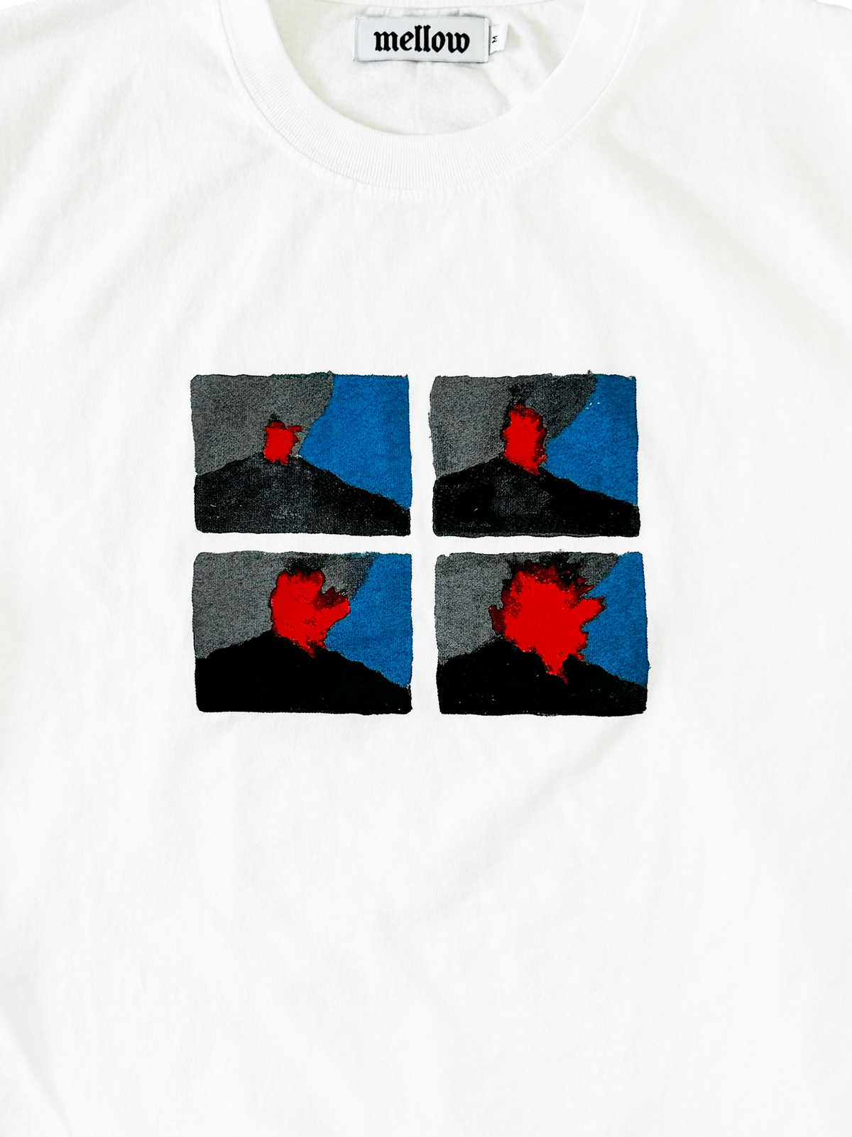 VOLCANO SS T-SHIRT - WHITE