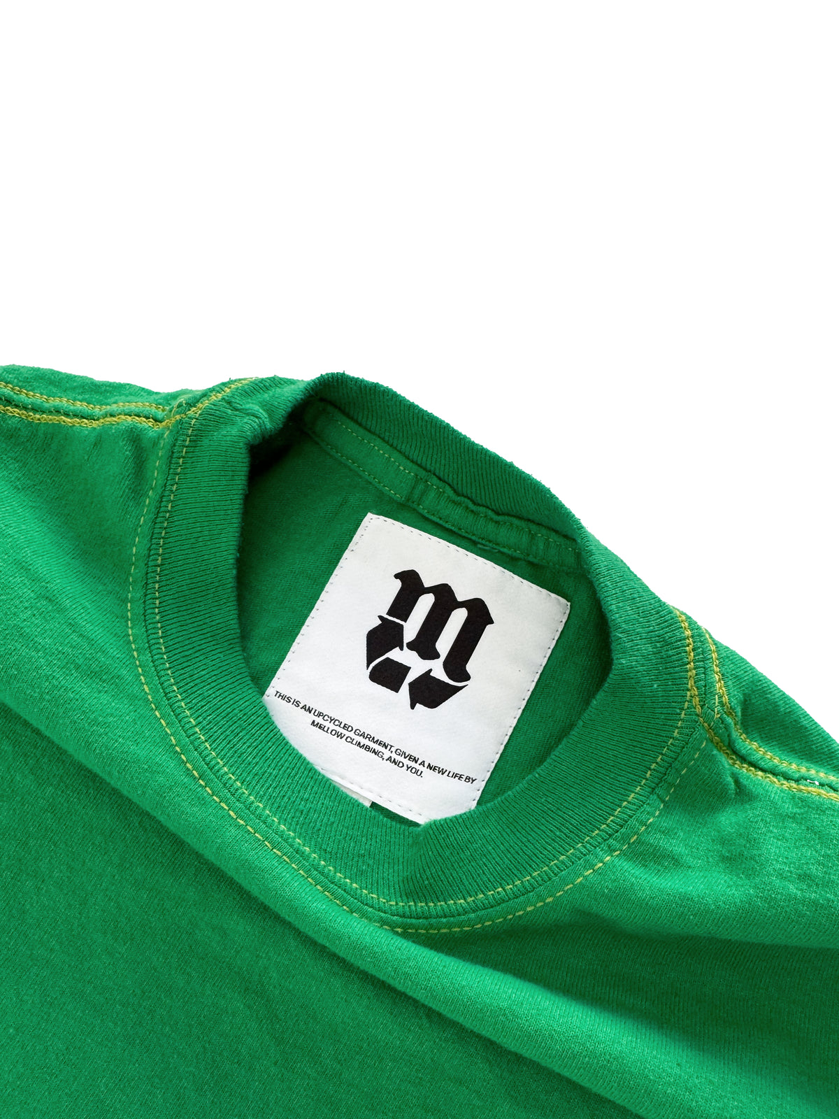 ROPE ROCK UPCYCLED SS TEE - PRIMARY GREEN