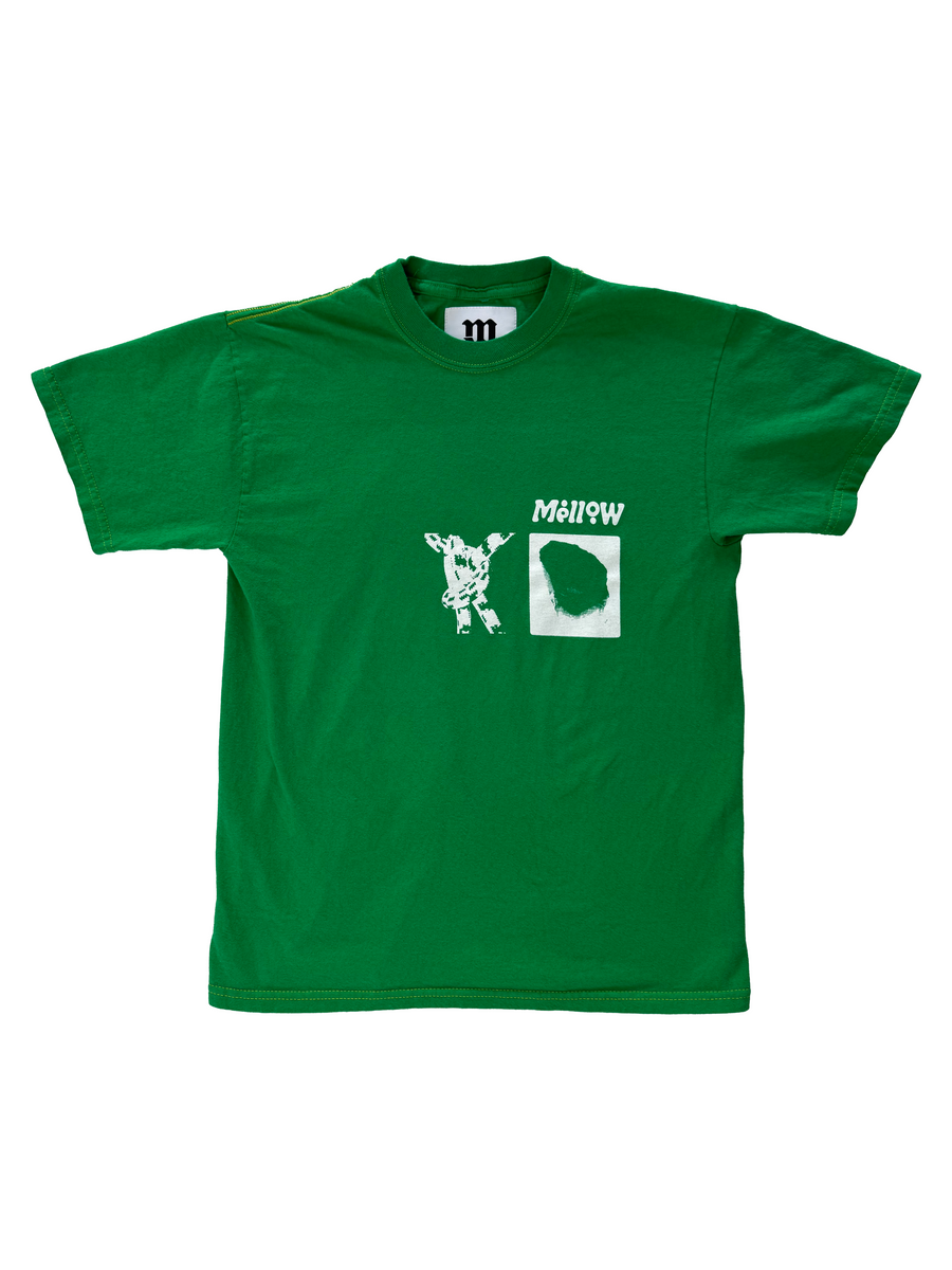 ROPE ROCK UPCYCLED SS TEE - PRIMARY GREEN