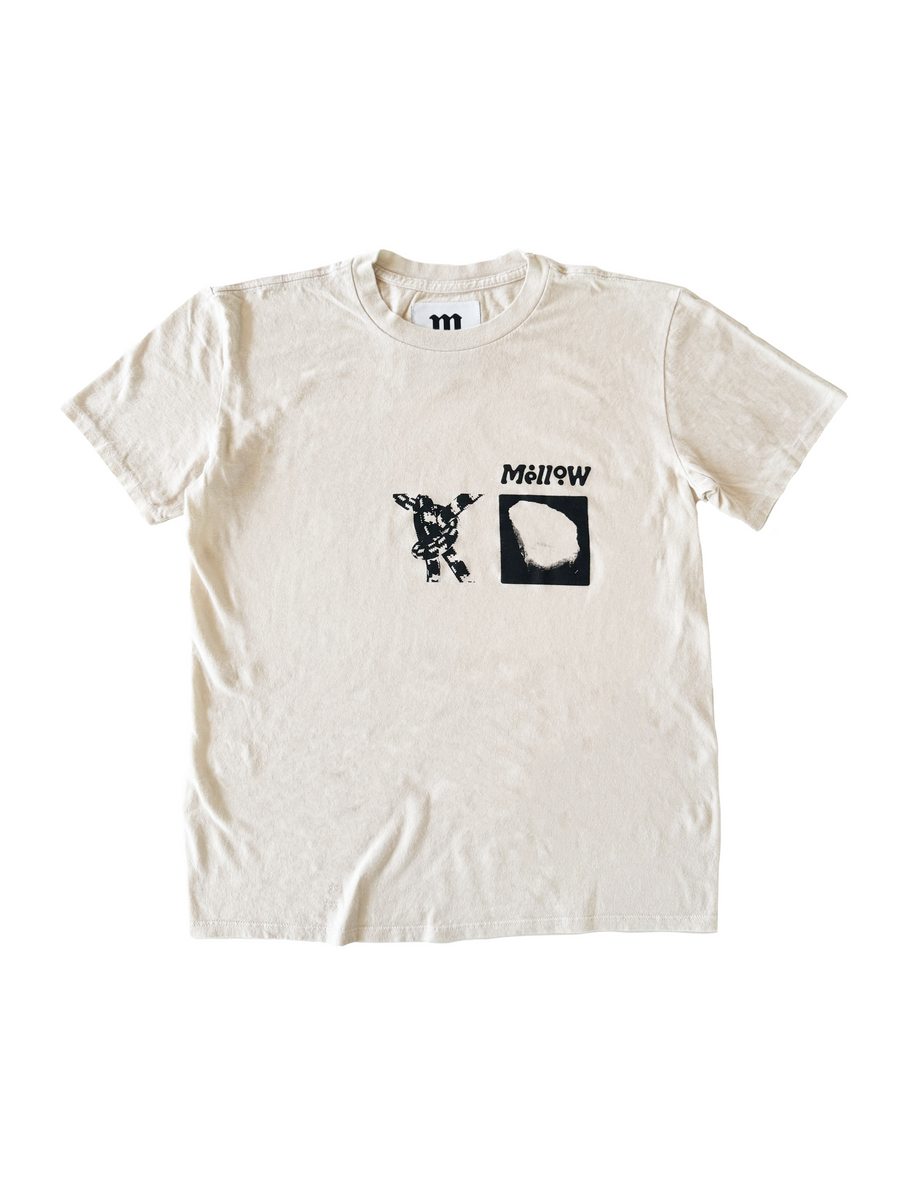 ROPE ROCK UPCYCLED SS TEE - WHITE
