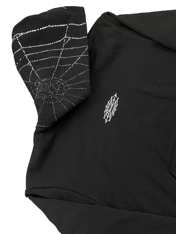MELLOW WEB HOODIE - BLACK