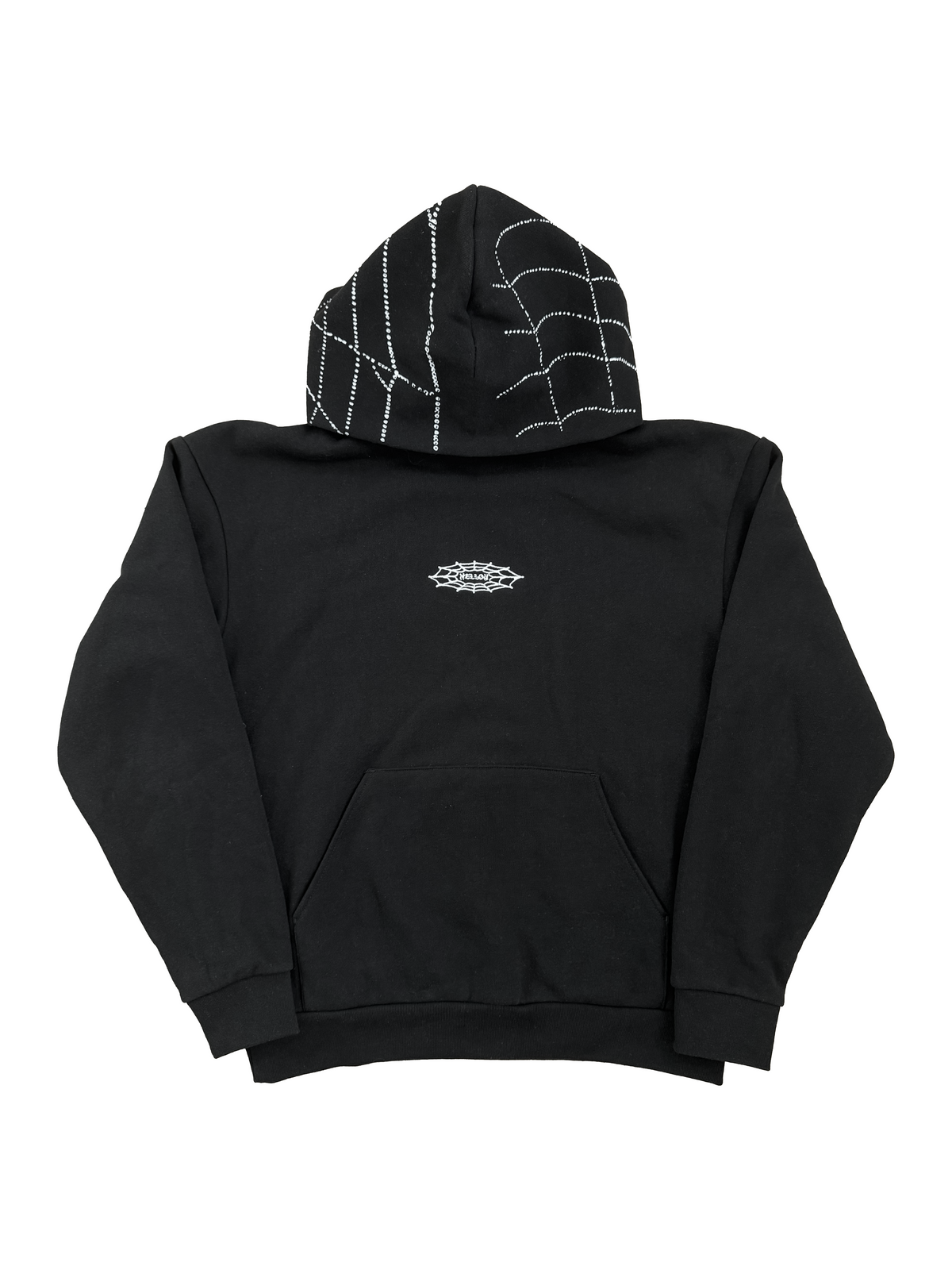 MELLOW WEB HOODIE - BLACK