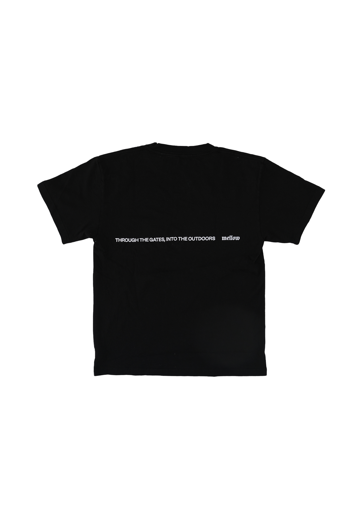 black loose fitting jersey short sleeve graphic tee shirt, high quality. 100% cotton made in the usa