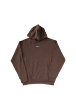 Load image into Gallery viewer, Mellow clay brown hoodie with &#39;mellow&#39; logo on it, high quality, made in the usa, 100% cotton
