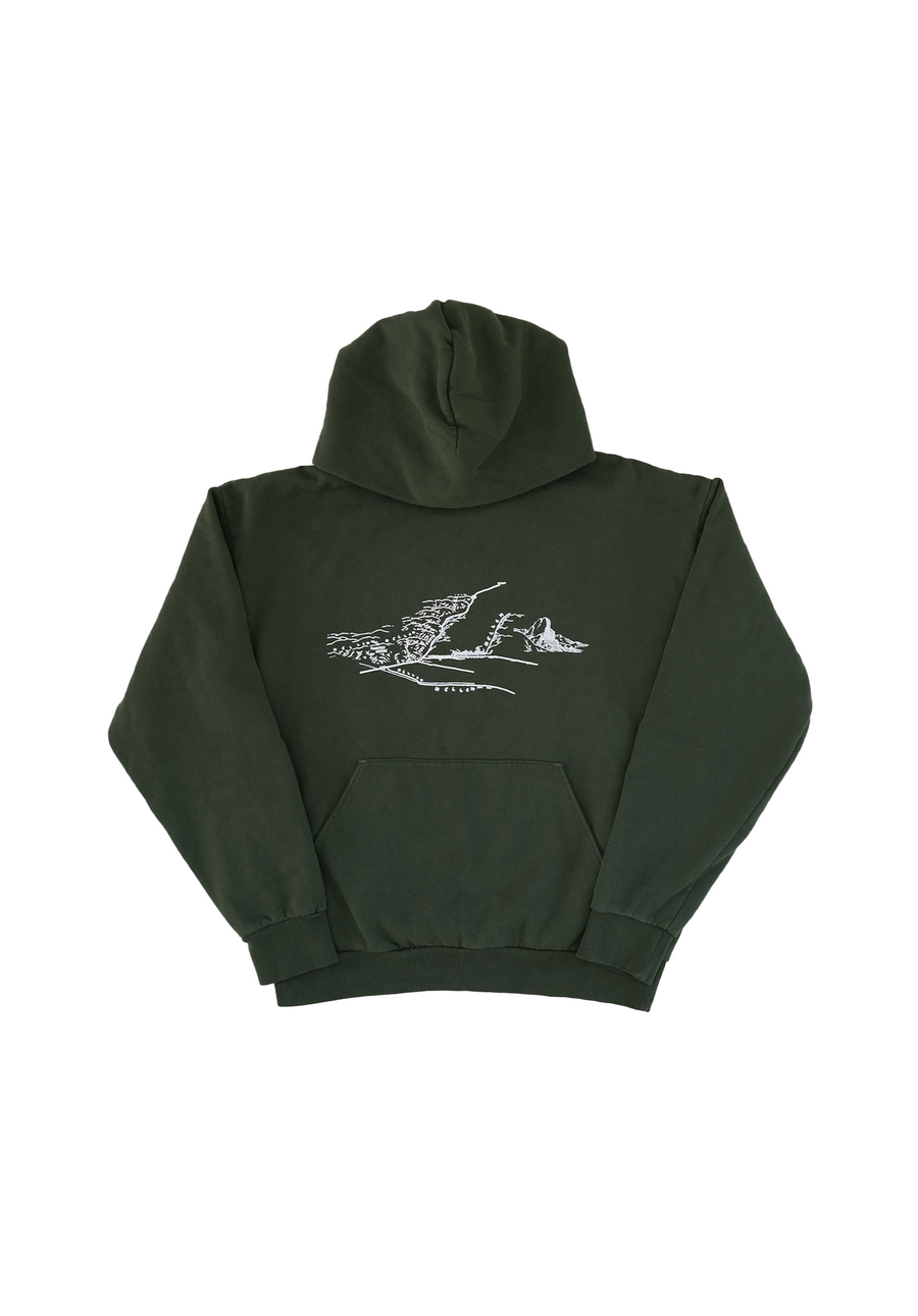 TRAIL HOOD - DARK GREEN