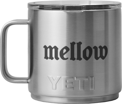 MELLOW X YETI 14 OZ STACKABLE MUG - SILVER