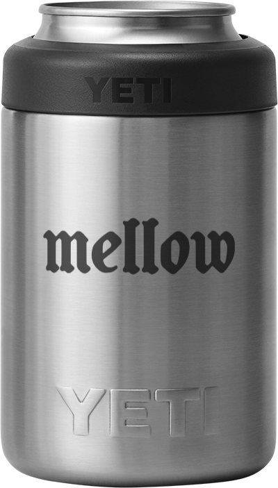 MELLOW X YETI 12 OZ COLSTER® CAN COOLER - SILVER