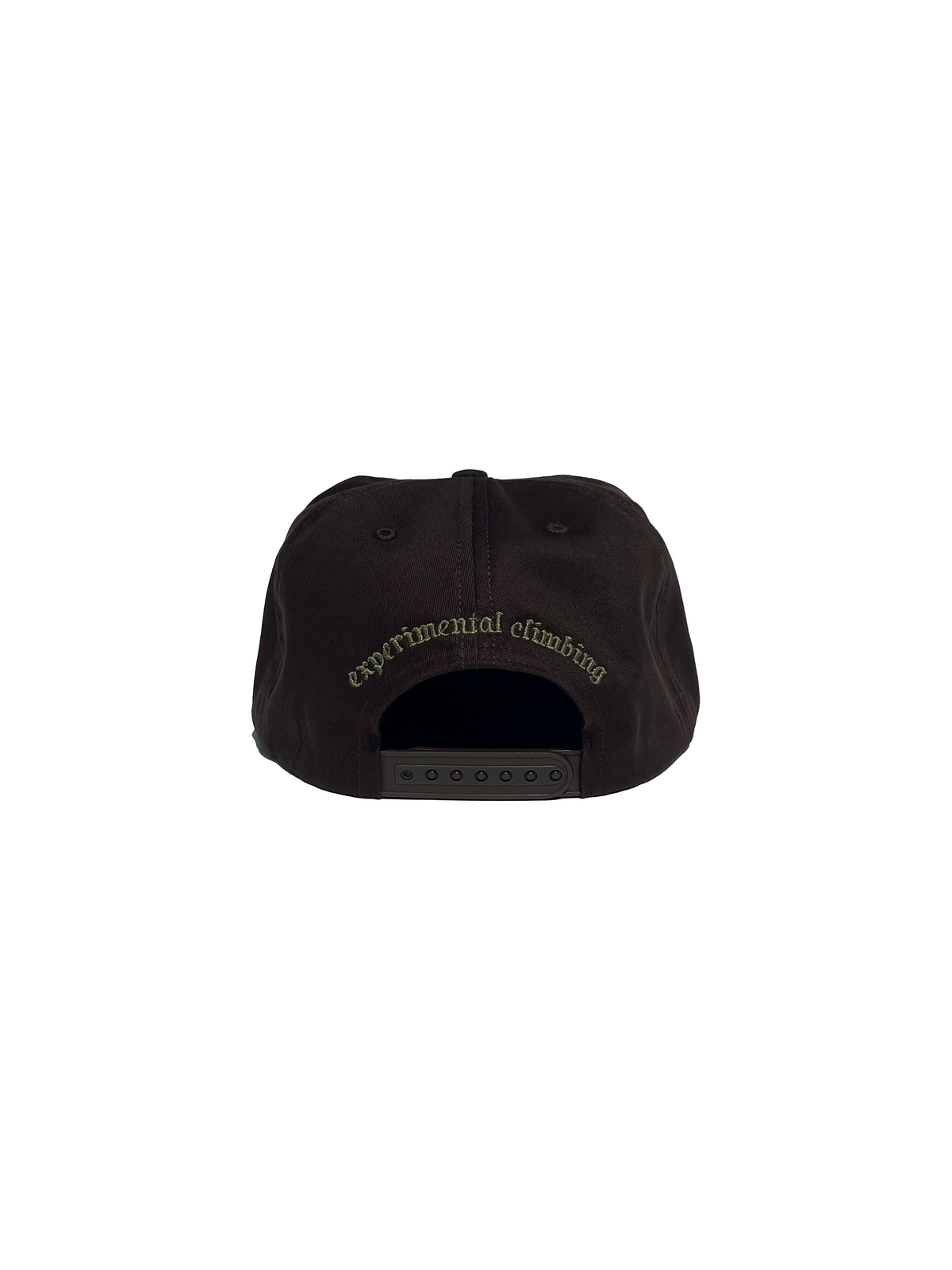Mellow Earth brown graphic 5 panel hat with hand graphic, high quality. 100% cotton made in the usa